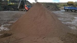 Sand and gravel 0mm to 5mm