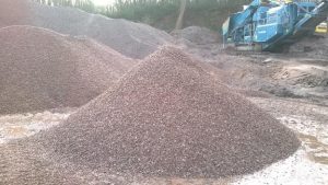 Sand and gravel 14mm to 20mm