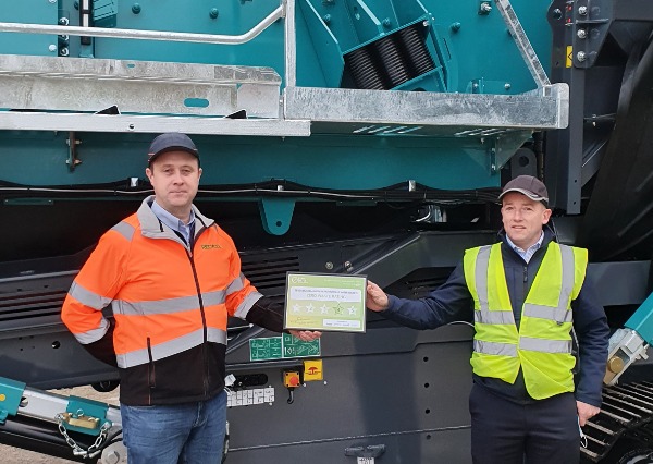 LetsRecycle Award for Powerscreen Terex Dungannon